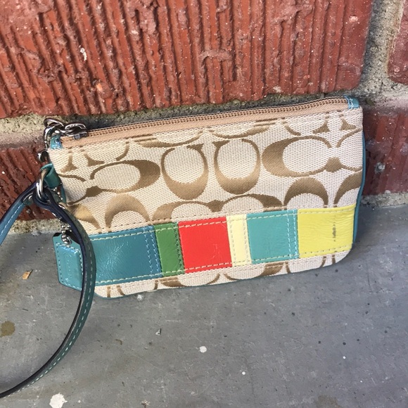 Coach Handbags - Coach Signature Wristlet
